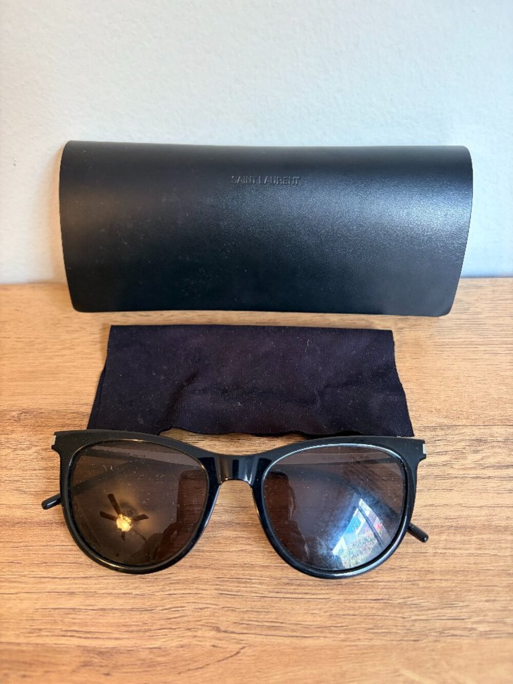 YSL Sunglasses, Case & Microfiber Cloth